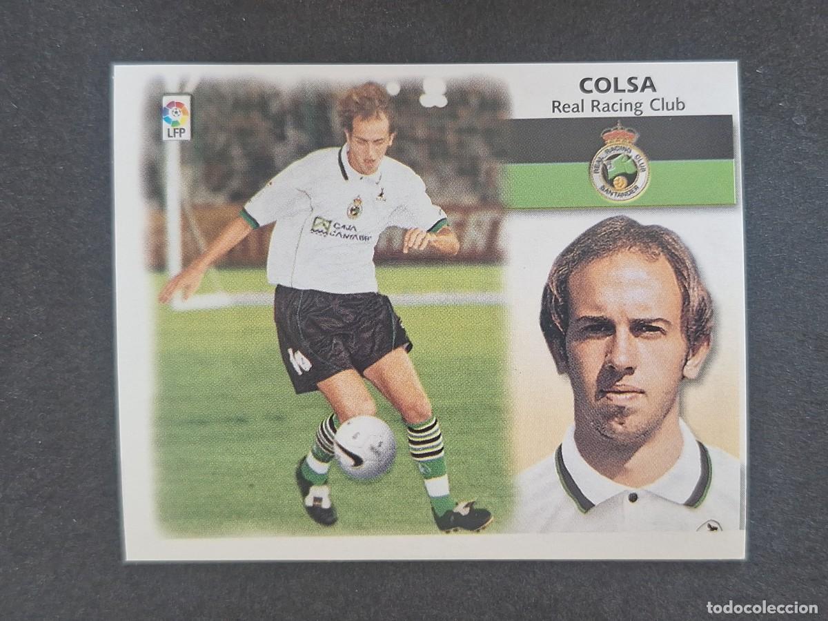 Cromos de f&uacute;tbol: L5 COLSA RACING DE SANTANDER COLOCA LIGA ESTE 1999 2000 99 00 NUNCA PEGADO SIN PEGAR