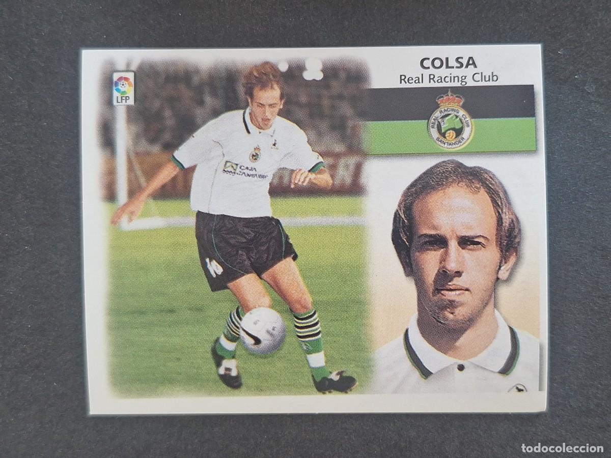 Cromos de f&uacute;tbol: L5 COLSA RACING DE SANTANDER COLOCA LIGA ESTE 1999 2000 99 00 NUNCA PEGADO SIN PEGAR