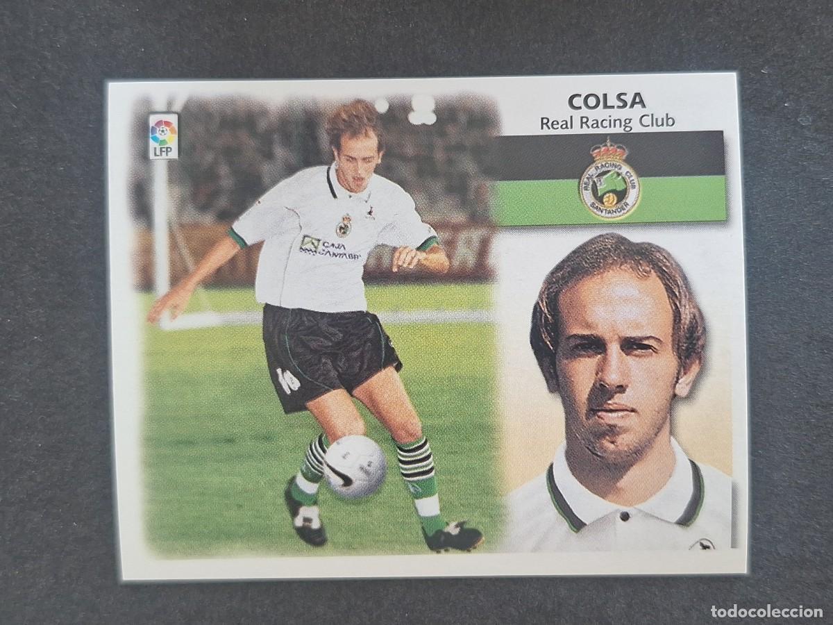Cromos de f&uacute;tbol: L5 COLSA RACING DE SANTANDER COLOCA LIGA ESTE 1999 2000 99 00 NUNCA PEGADO SIN PEGAR