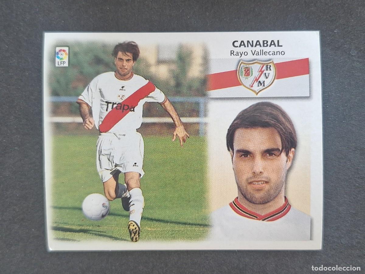 Cromos de f&uacute;tbol: L5 CANABAL RAYO VALLECANO COLOCA LIGA ESTE 1999 2000 99 00 NUNCA PEGADO SIN PEGAR