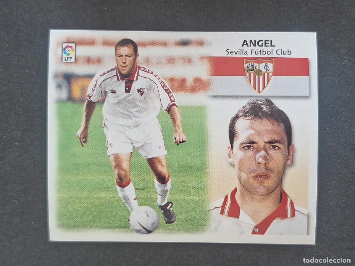 Football Stickers: L5 ANGEL SEVILLA F. C. COLOCA LIGA ESTE 1999 2000 99 00 NUNCA PEGADO SIN PEGAR