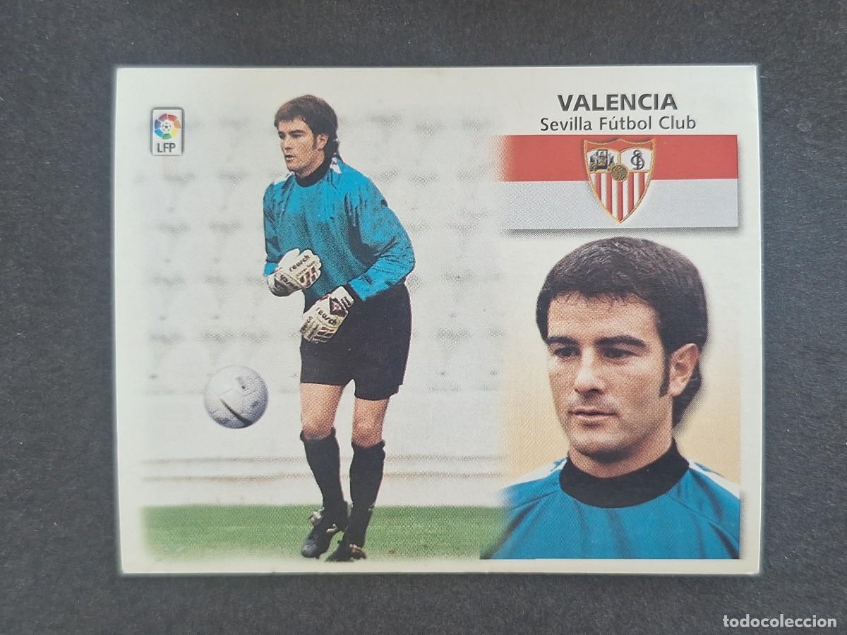 Cromos de f&uacute;tbol: L5 VALENCIA SEVILLA F. C. COLOCA LIGA ESTE 1999 2000 99 00 NUNCA PEGADO SIN PEGAR