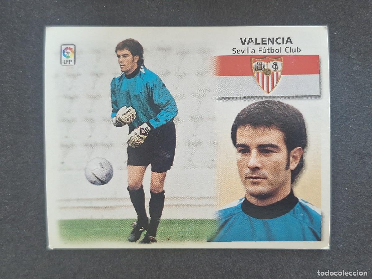 Cromos de f&uacute;tbol: L5 VALENCIA SEVILLA F. C. COLOCA LIGA ESTE 1999 2000 99 00 NUNCA PEGADO SIN PEGAR
