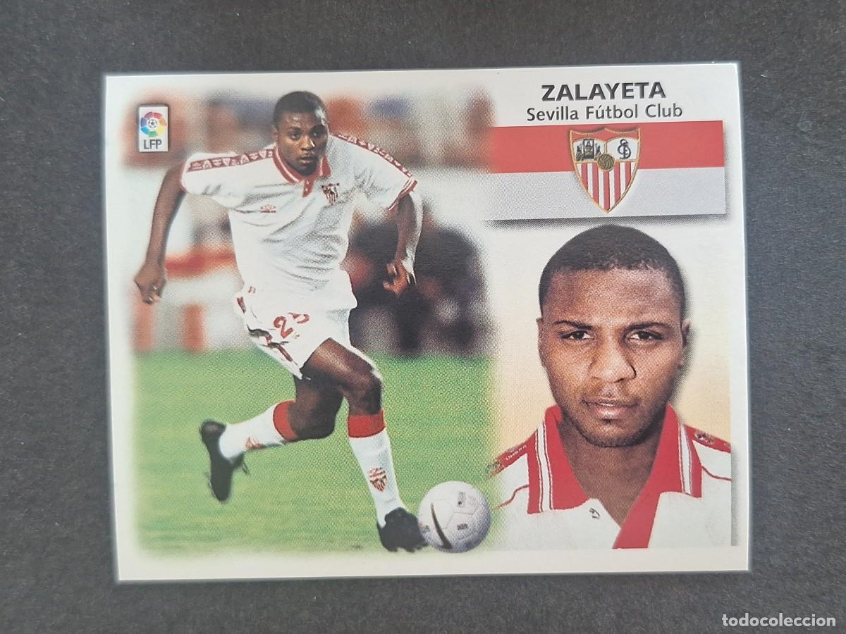Cromos de f&uacute;tbol: L5 ZALAYETA SEVILLA F. C. COLOCA LIGA ESTE 1999 2000 99 00 NUNCA PEGADO SIN PEGAR