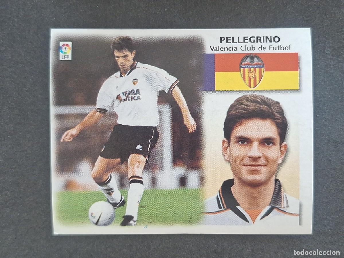 Cromos de f&uacute;tbol: L5 PELLEGRINO VALENCIA C. F. COLOCA LIGA ESTE 1999 2000 99 00 NUNCA PEGADO SIN PEGAR