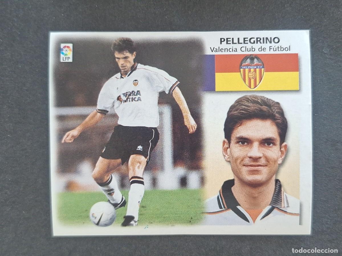 Cromos de f&uacute;tbol: L5 PELLEGRINO VALENCIA C. F. COLOCA LIGA ESTE 1999 2000 99 00 NUNCA PEGADO SIN PEGAR