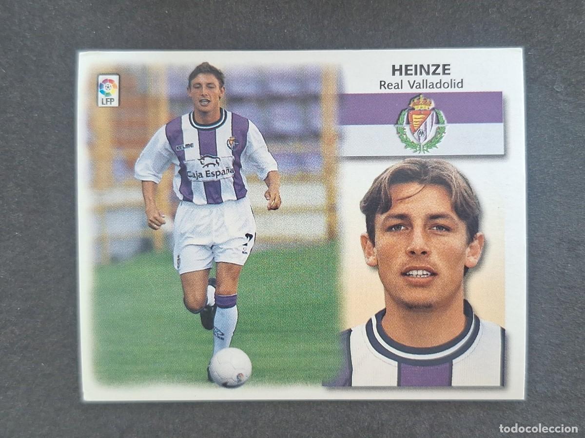 Cromos de f&uacute;tbol: L5 HEINZE REAL VALLADOLID COLOCA LIGA ESTE 1999 2000 99 00 NUNCA PEGADO SIN PEGAR