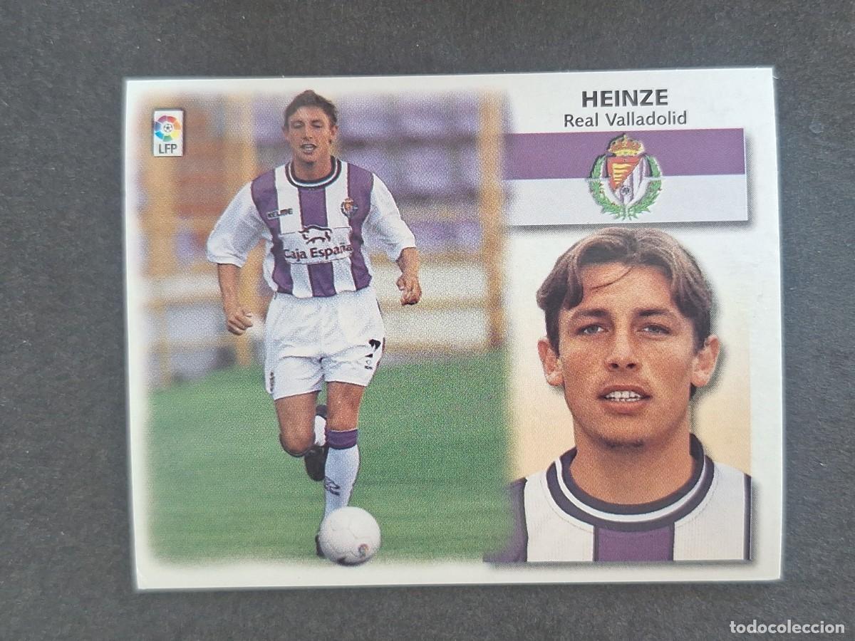 Cromos de f&uacute;tbol: L5 HEINZE REAL VALLADOLID COLOCA LIGA ESTE 1999 2000 99 00 NUNCA PEGADO SIN PEGAR