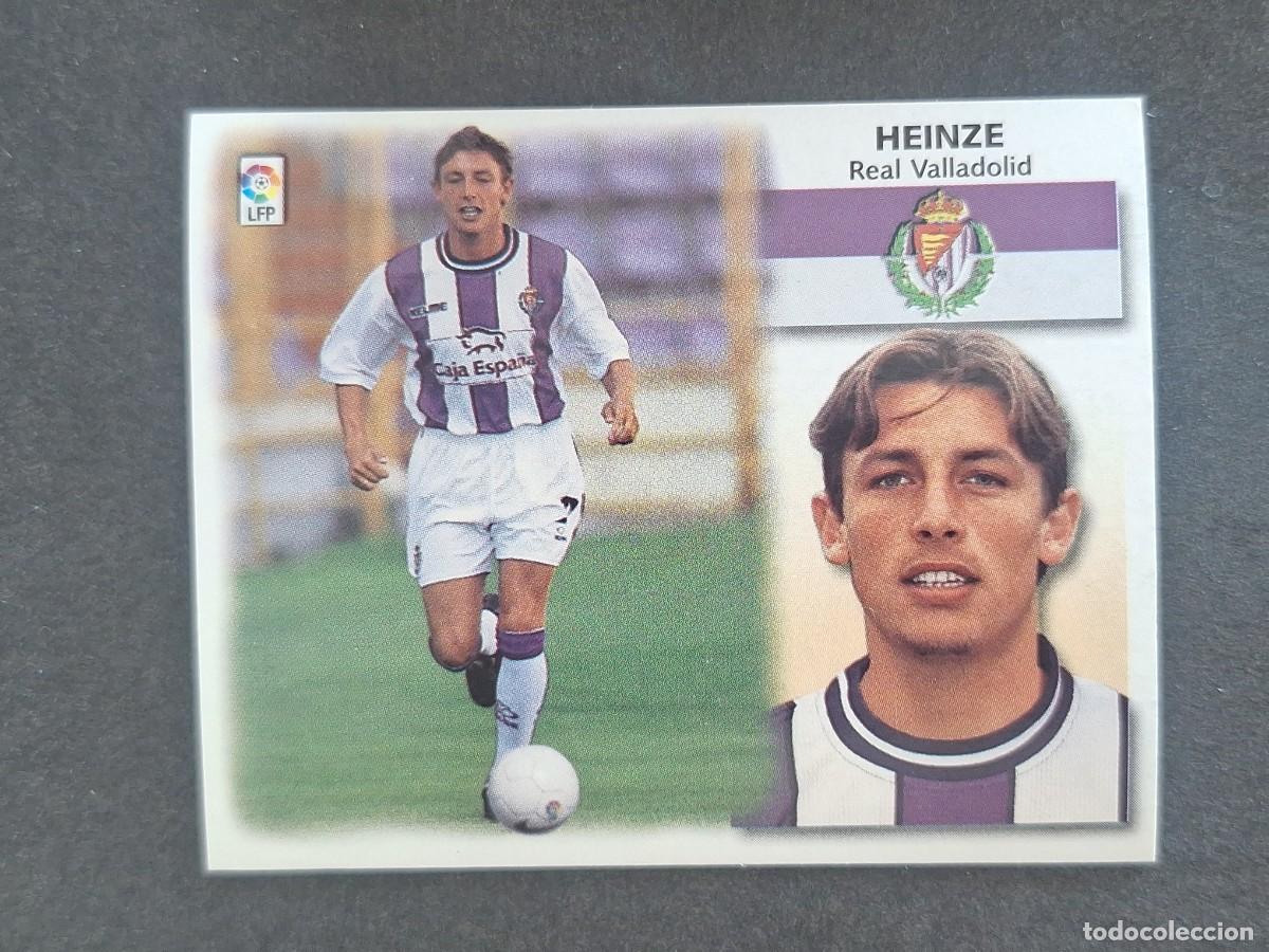 Cromos de f&uacute;tbol: L5 HEINZE REAL VALLADOLID COLOCA LIGA ESTE 1999 2000 99 00 NUNCA PEGADO SIN PEGAR