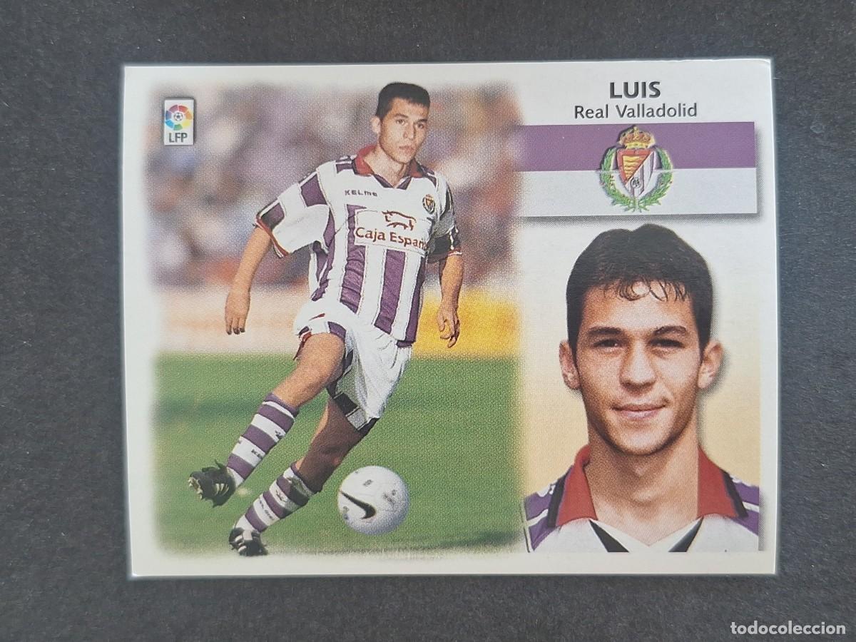 Cromos de f&uacute;tbol: L5 LUIS REAL VALLADOLID COLOCA LIGA ESTE 1999 2000 99 00 NUNCA PEGADO SIN PEGAR