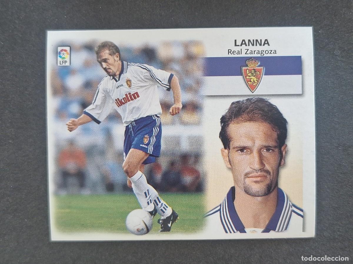 Cromos de f&uacute;tbol: L5 LANNA REAL ZARAGOZA COLOCA LIGA ESTE 1999 2000 99 00 NUNCA PEGADO SIN PEGAR