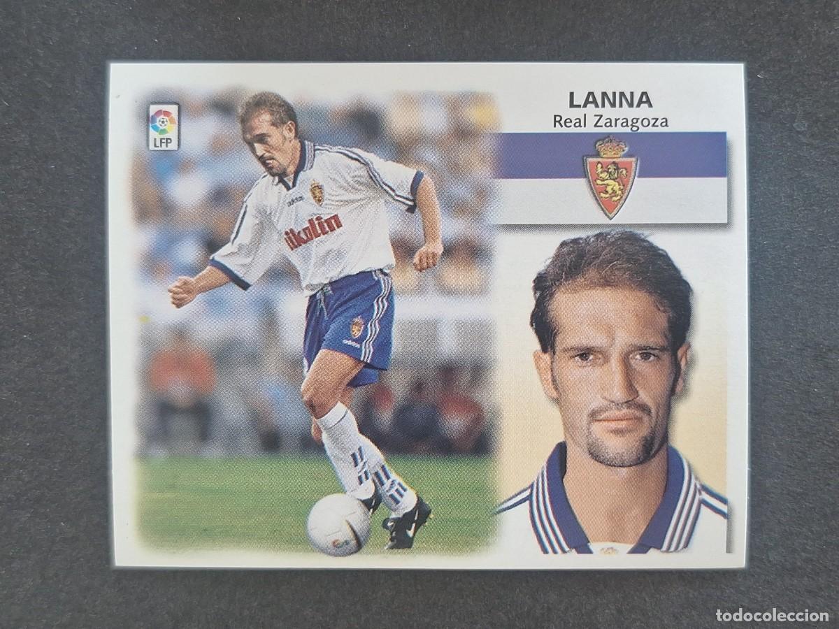 Cromos de f&uacute;tbol: L5 LANNA REAL ZARAGOZA COLOCA LIGA ESTE 1999 2000 99 00 NUNCA PEGADO SIN PEGAR