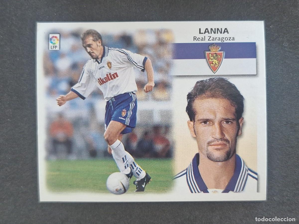 Cromos de f&uacute;tbol: L5 LANNA REAL ZARAGOZA COLOCA LIGA ESTE 1999 2000 99 00 NUNCA PEGADO SIN PEGAR