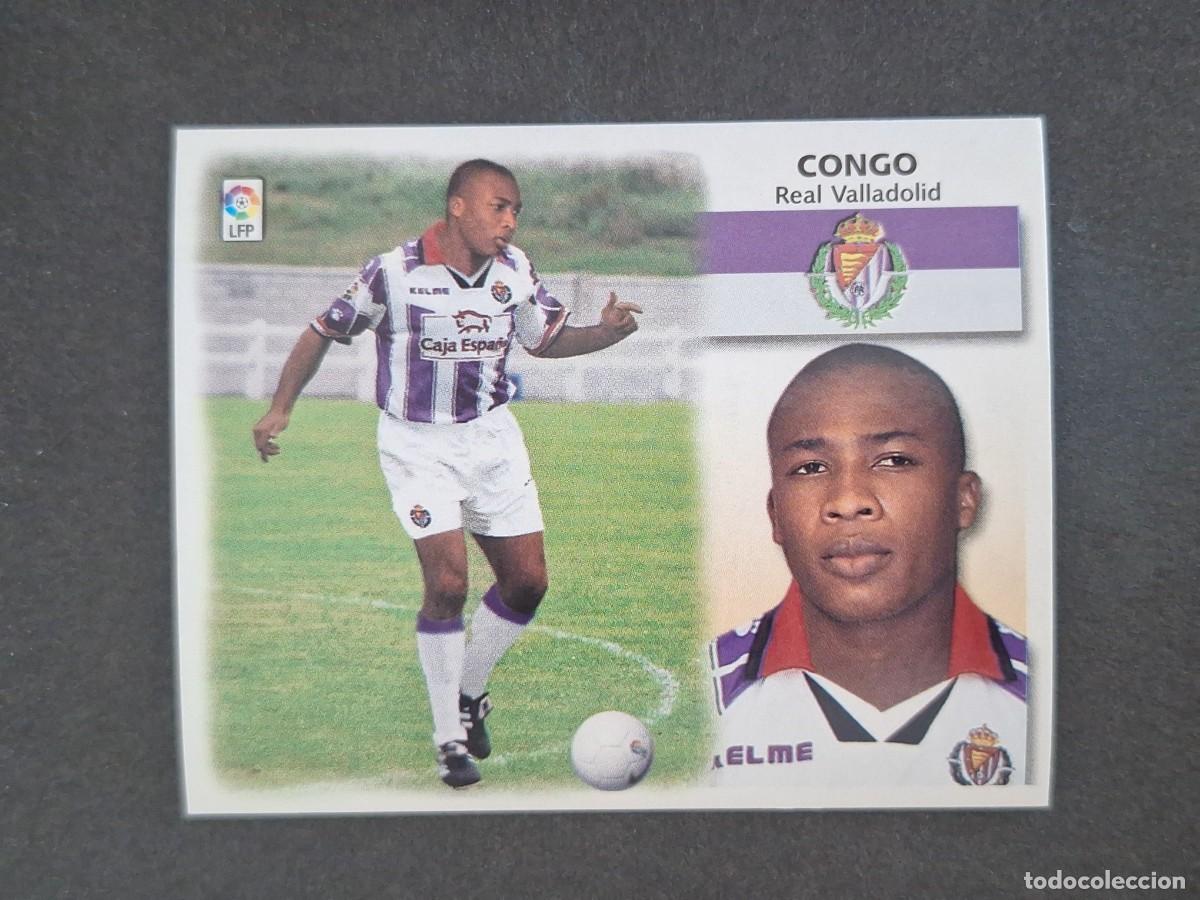 Cromos de f&uacute;tbol: L5 CONGO REAL VALLADOLID FICHAJE 1 BIS LIGA ESTE 1999 2000 99 00 NUNCA PEGADO SIN PEGAR