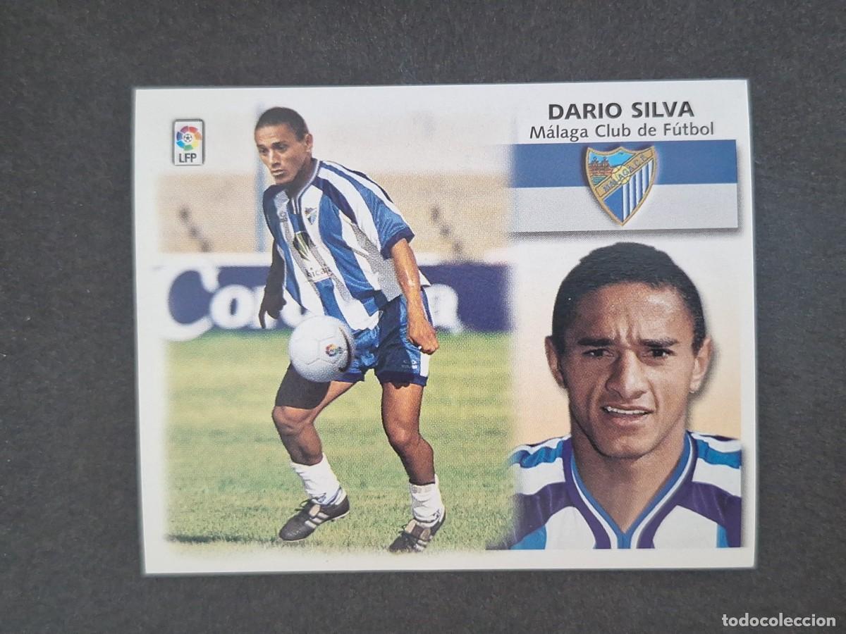 Cromos de f&uacute;tbol: L5 DARIO SILVA MALAGA C. F. FICHAJE 2 BIS LIGA ESTE 1999 2000 99 00 NUNCA PEGADO SIN PEGAR