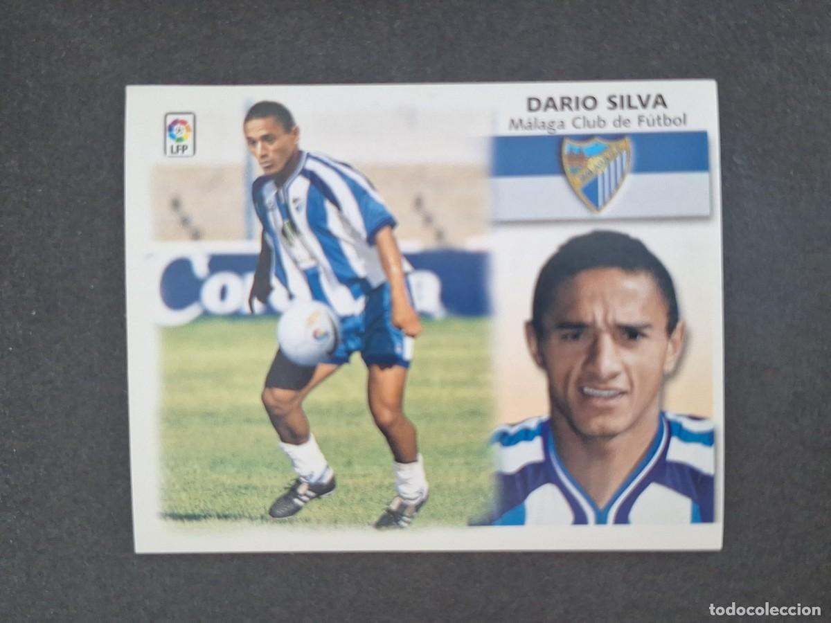 Cromos de f&uacute;tbol: L5 DARIO SILVA MALAGA C. F. FICHAJE 2 BIS LIGA ESTE 1999 2000 99 00 NUNCA PEGADO SIN PEGAR