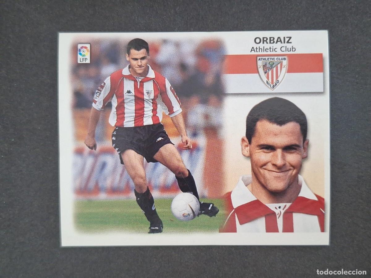 Cromos de f&uacute;tbol: L5 ORBAIZ ATHLETIC CLUB DE BILBAO FICHAJE 3 LIGA ESTE 1999 2000 99 00 NUNCA PEGADO SIN PEGAR