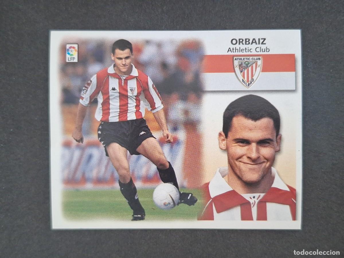 Cromos de f&uacute;tbol: L5 ORBAIZ ATHLETIC CLUB DE BILBAO FICHAJE 3 LIGA ESTE 1999 2000 99 00 NUNCA PEGADO SIN PEGAR