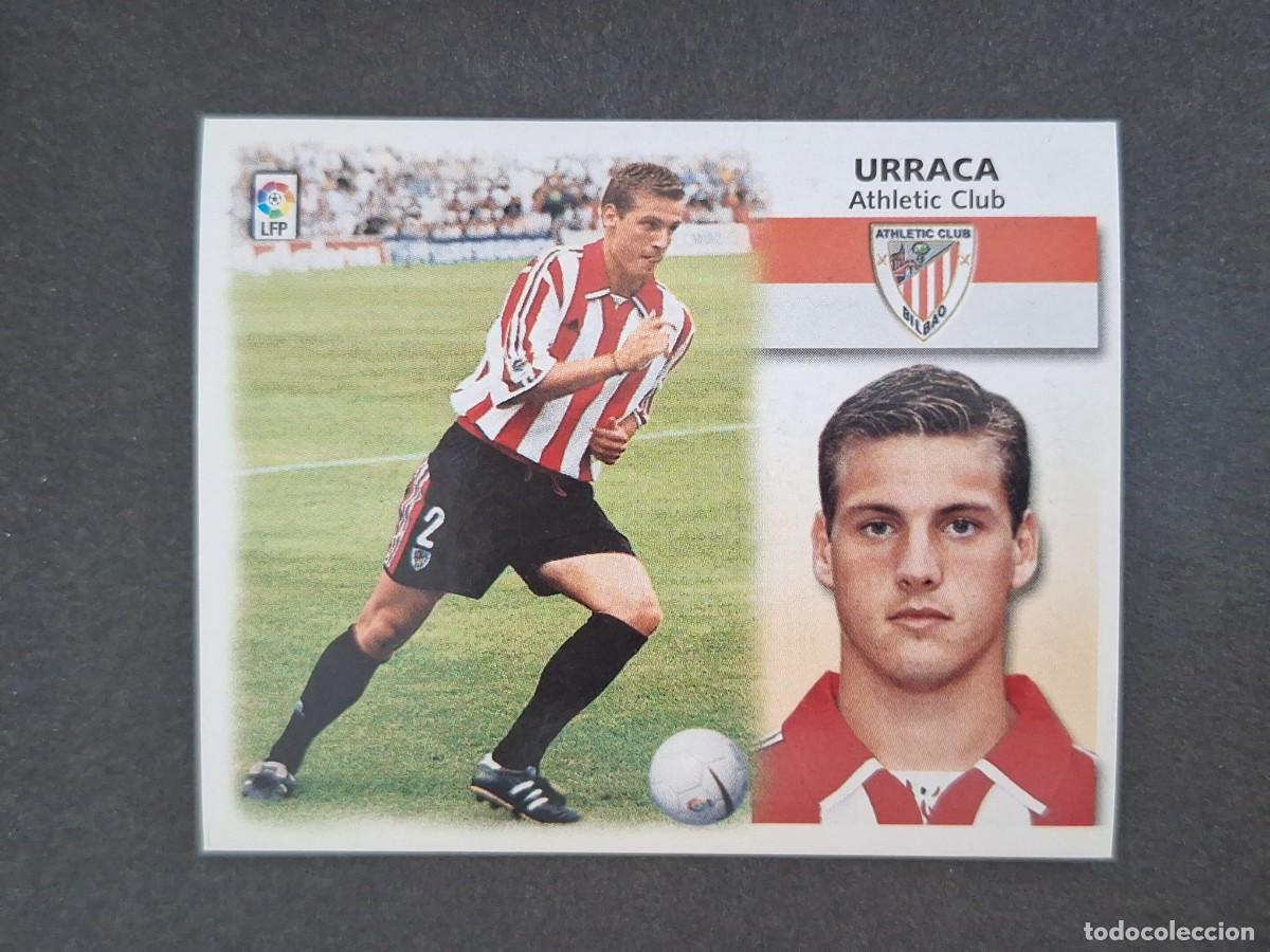 Cromos de f&uacute;tbol: L5 URRACA ATHLETIC CLUB DE BILBAO FICHAJE 3 BIS LIGA ESTE 1999 2000 99 00 NUNCA PEGADO SIN PEGAR