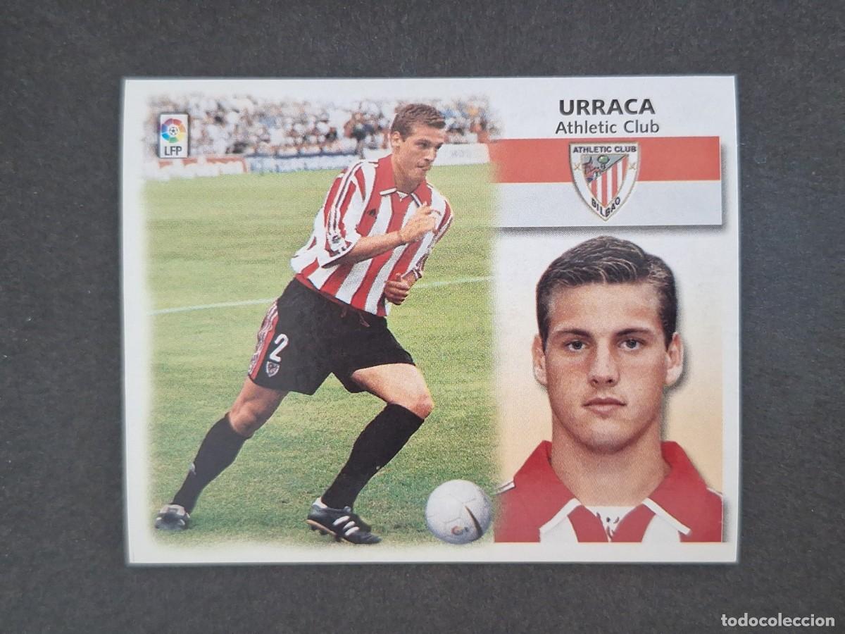 Cromos de f&uacute;tbol: L5 URRACA ATHLETIC CLUB DE BILBAO FICHAJE 3 BIS LIGA ESTE 1999 2000 99 00 NUNCA PEGADO SIN PEGAR