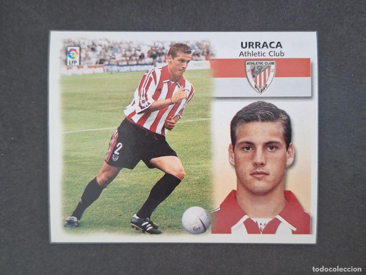 Cromos de f&uacute;tbol: L5 URRACA ATHLETIC CLUB DE BILBAO FICHAJE 3 BIS LIGA ESTE 1999 2000 99 00 NUNCA PEGADO SIN PEGAR