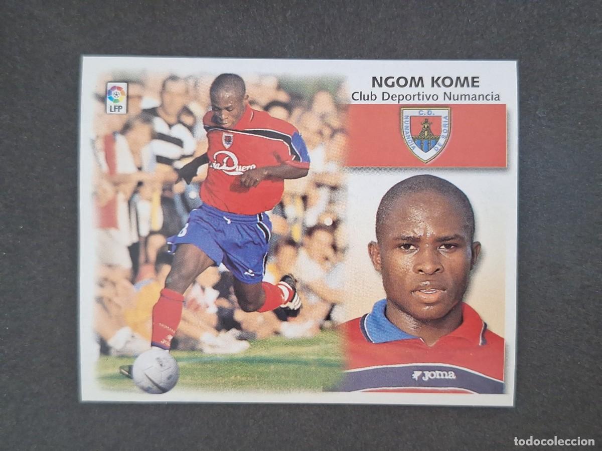Cromos de f&uacute;tbol: L5 NGOM KOME C. D. NUMANCIA FICHAJE 4 BIS LIGA ESTE 1999 2000 99 00 NUNCA PEGADO SIN PEGAR