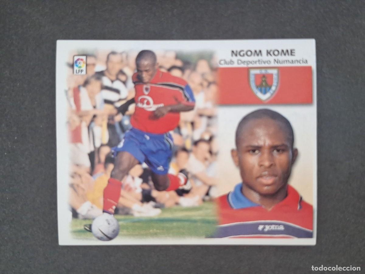 Cromos de f&uacute;tbol: L5 NGOM KOME C. D. NUMANCIA FICHAJE 4 BIS LIGA ESTE 1999 2000 99 00 NUNCA PEGADO SIN PEGAR