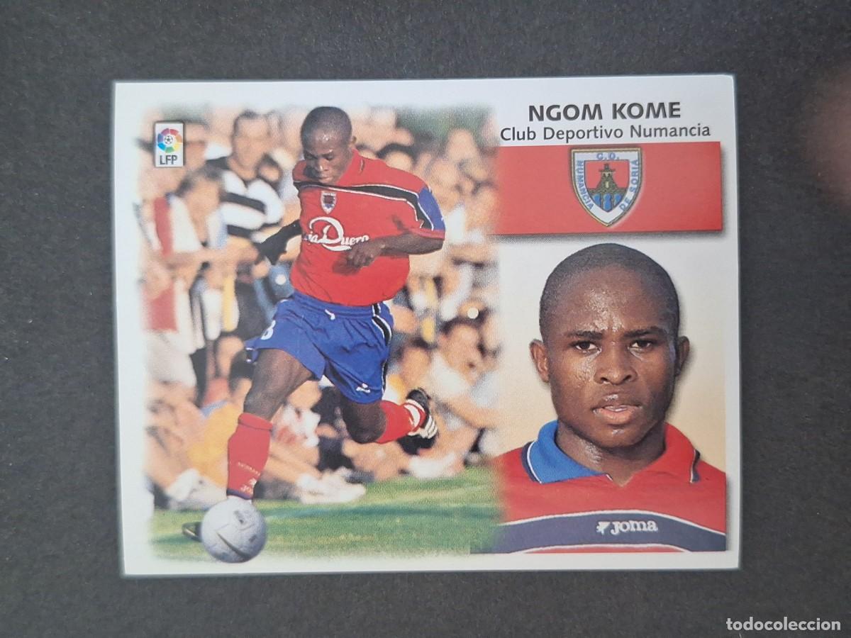 Cromos de f&uacute;tbol: L5 NGOM KOME C. D. NUMANCIA FICHAJE 4 BIS LIGA ESTE 1999 2000 99 00 NUNCA PEGADO SIN PEGAR