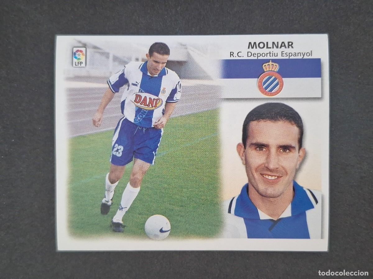 Cromos de f&uacute;tbol: L5 MOLNAR R. C. D. ESPA&Ntilde;OL FICHAJE 5 LIGA ESTE 1999 2000 99 00 NUNCA PEGADO SIN PEGAR