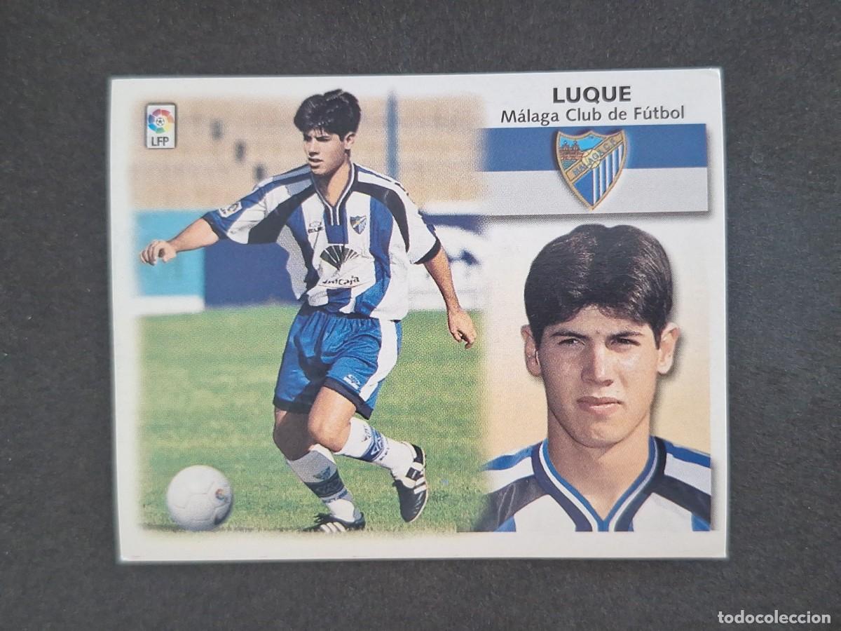 Cromos de f&uacute;tbol: L5 LUQUE MALAGA C. F. FICHAJE 5 BIS LIGA ESTE 1999 2000 99 00 NUNCA PEGADO SIN PEGAR