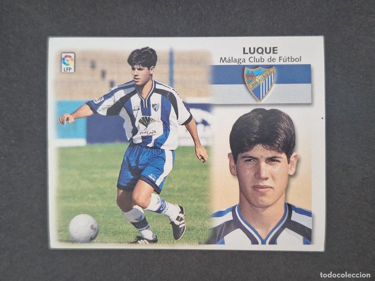 Cromos de f&uacute;tbol: L5 LUQUE MALAGA C. F. FICHAJE 5 BIS LIGA ESTE 1999 2000 99 00 NUNCA PEGADO SIN PEGAR