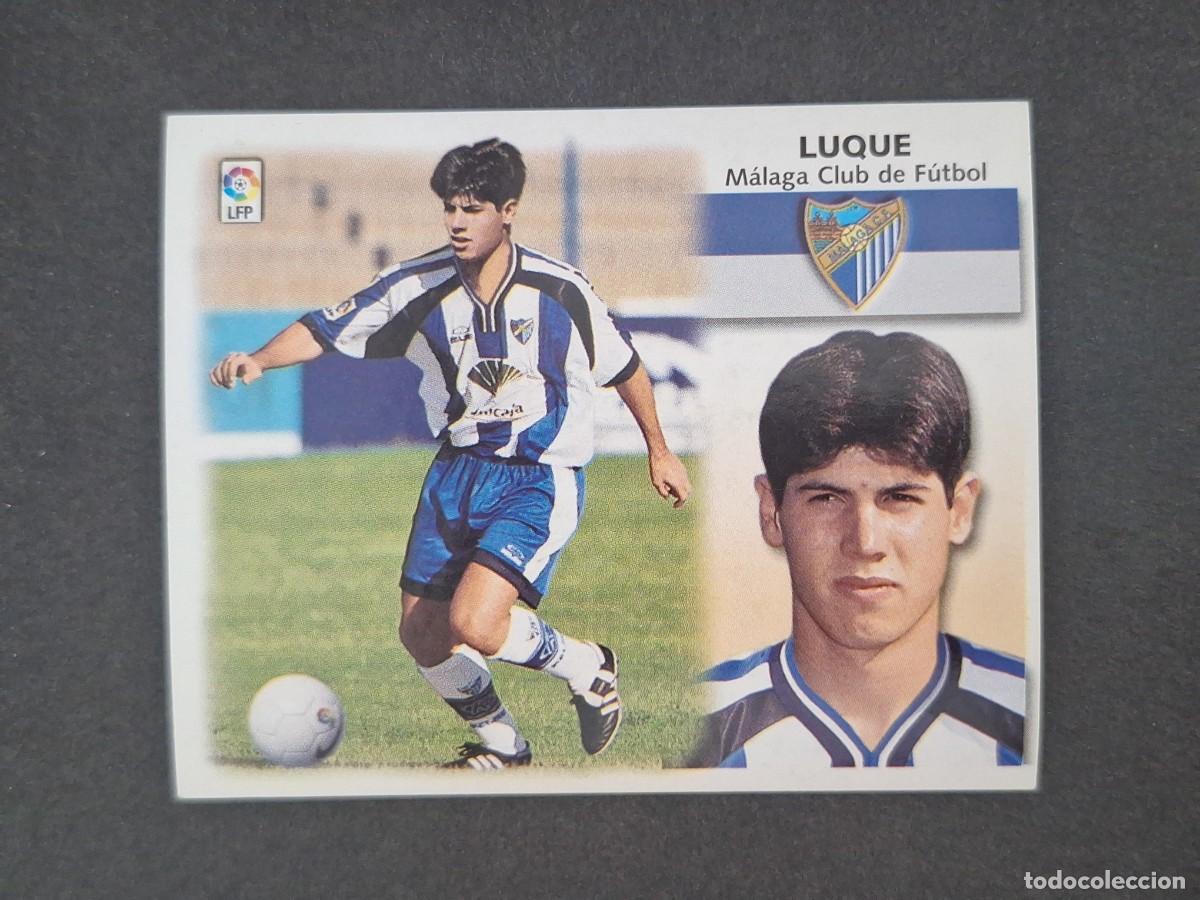 Cromos de f&uacute;tbol: L5 LUQUE MALAGA C. F. FICHAJE 5 BIS LIGA ESTE 1999 2000 99 00 NUNCA PEGADO SIN PEGAR