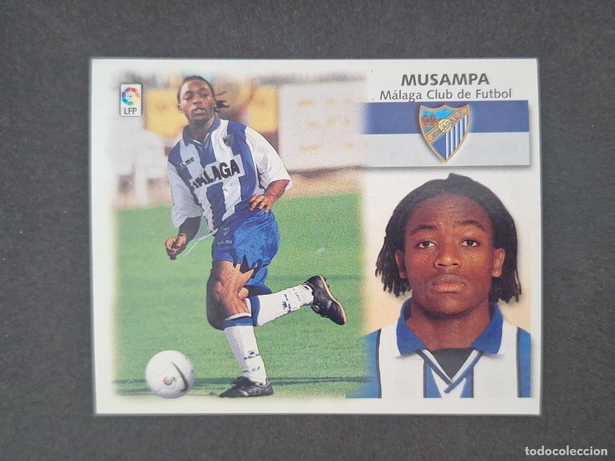 Cromos de f&uacute;tbol: L5 MUSAMPA MALAGA C. F. FICHAJE 6 LIGA ESTE 1999 2000 99 00 NUNCA PEGADO SIN PEGAR