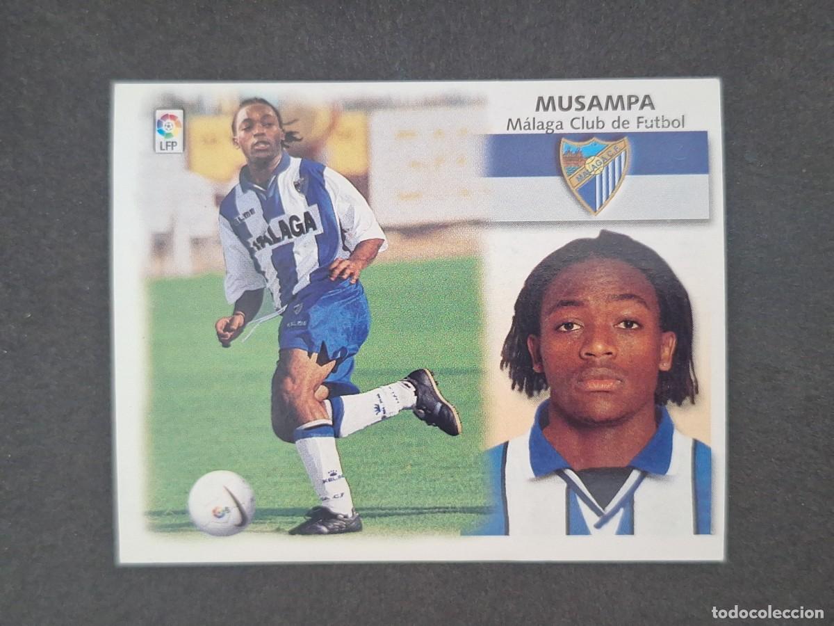 Cromos de f&uacute;tbol: L5 MUSAMPA MALAGA C. F. FICHAJE 6 LIGA ESTE 1999 2000 99 00 NUNCA PEGADO SIN PEGAR