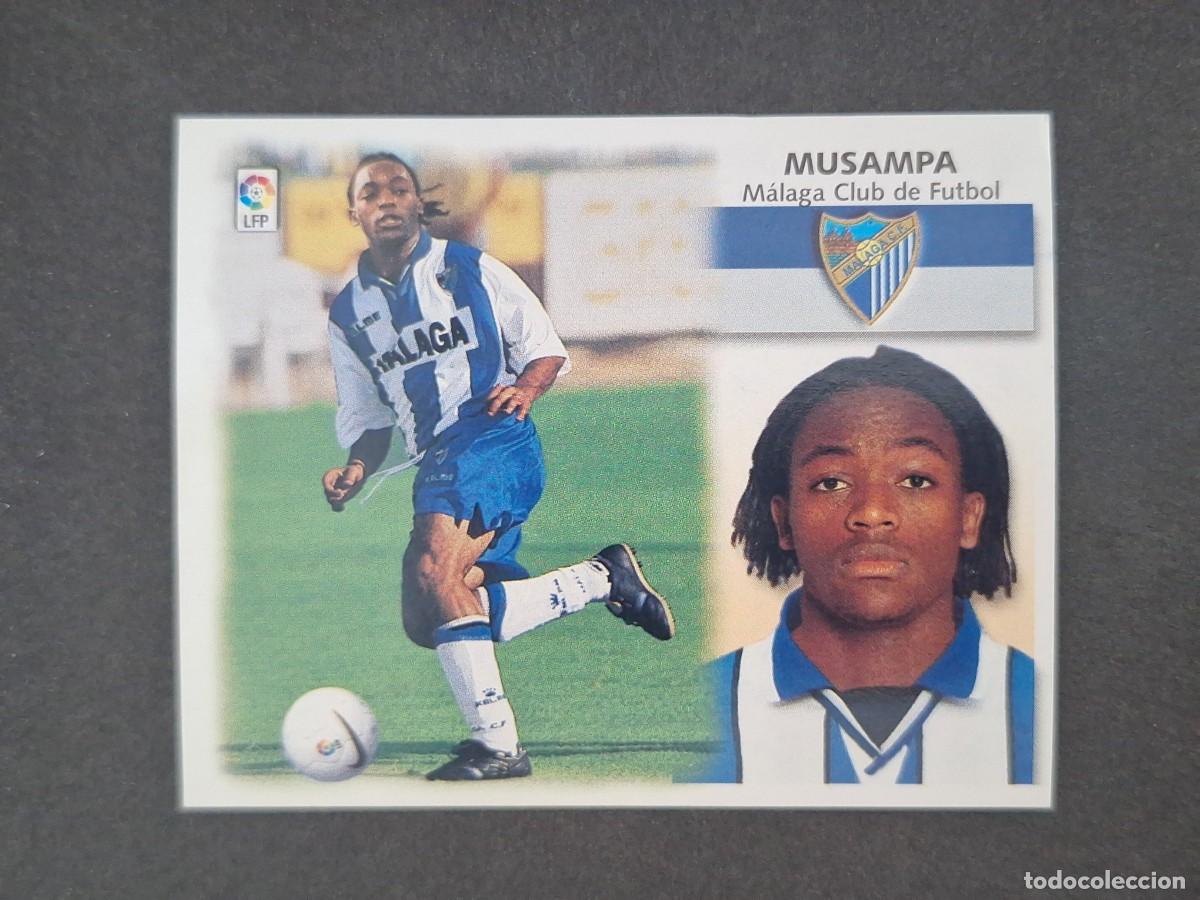 Cromos de f&uacute;tbol: L5 MUSAMPA MALAGA C. F. FICHAJE 6 LIGA ESTE 1999 2000 99 00 NUNCA PEGADO SIN PEGAR