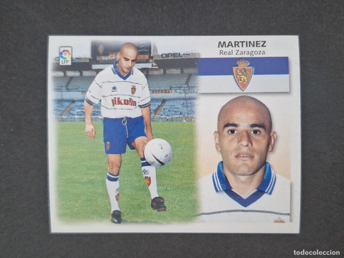 Cromos de f&uacute;tbol: L5 MARTINEZ REAL ZARAGOZA FICHAJE 6 BIS LIGA ESTE 1999 2000 99 00 NUNCA PEGADO SIN PEGAR