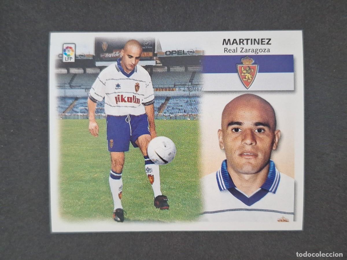 Cromos de f&uacute;tbol: L5 MARTINEZ REAL ZARAGOZA FICHAJE 6 BIS LIGA ESTE 1999 2000 99 00 NUNCA PEGADO SIN PEGAR