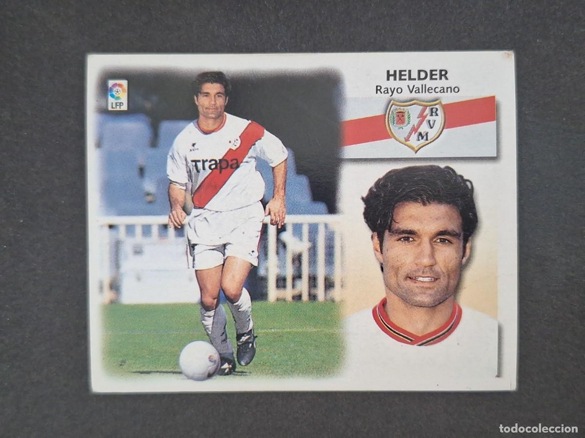 Cromos de f&uacute;tbol: L5 HELDER RAYO VALLECANO FICHAJE 8 BIS LIGA ESTE 1999 2000 99 00 NUNCA PEGADO SIN PEGAR
