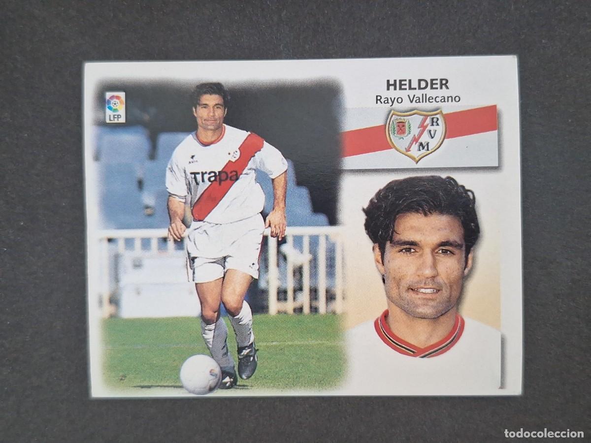 Cromos de f&uacute;tbol: L5 HELDER RAYO VALLECANO FICHAJE 8 BIS LIGA ESTE 1999 2000 99 00 NUNCA PEGADO SIN PEGAR