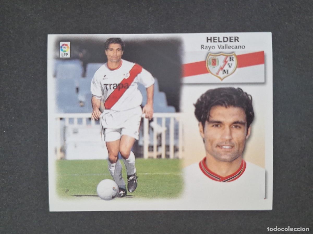 Cromos de f&uacute;tbol: L5 HELDER RAYO VALLECANO FICHAJE 8 BIS LIGA ESTE 1999 2000 99 00 NUNCA PEGADO SIN PEGAR