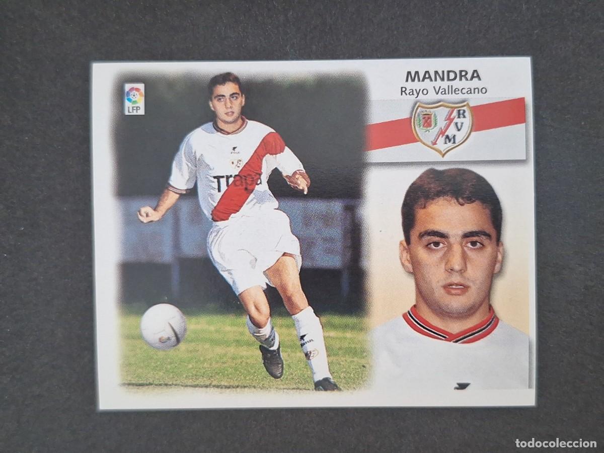 Cromos de f&uacute;tbol: L5 MANDRA RAYO VALLECANO FICHAJE 9 BIS LIGA ESTE 1999 2000 99 00 NUNCA PEGADO SIN PEGAR