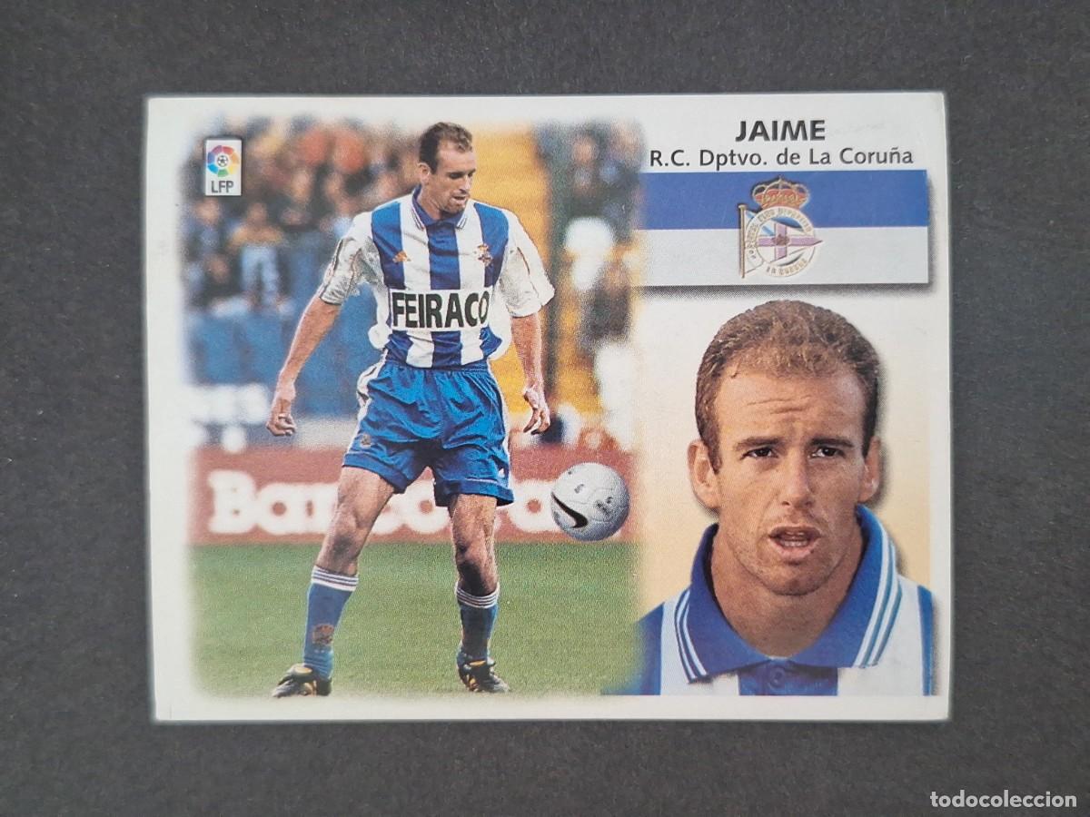 Cromos de f&uacute;tbol: L5 JAIME DEPORTIVO DE LA CORU&Ntilde;A FICHAJE 10 LIGA ESTE 1999 2000 99 00 NUNCA PEGADO SIN PEGAR