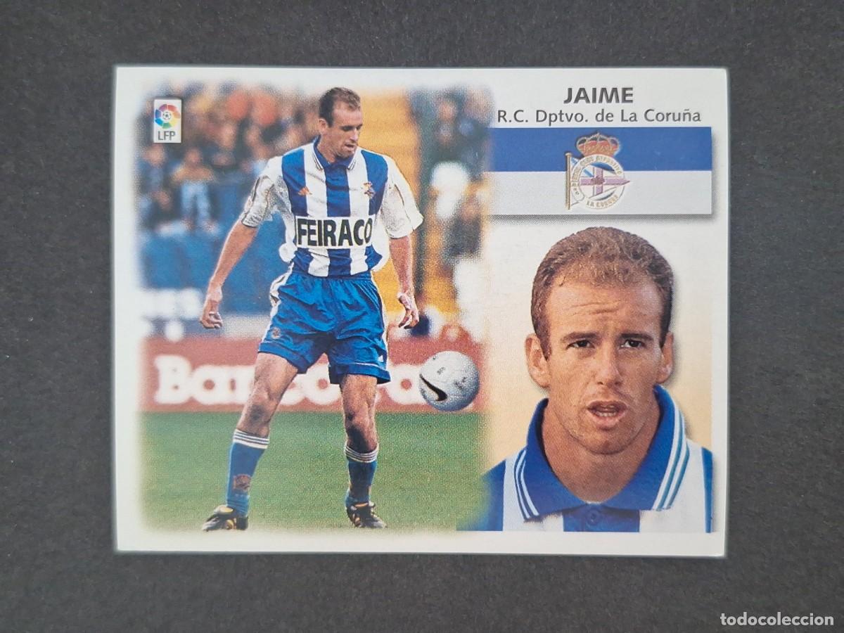 Cromos de f&uacute;tbol: L5 JAIME DEPORTIVO DE LA CORU&Ntilde;A FICHAJE 10 LIGA ESTE 1999 2000 99 00 NUNCA PEGADO SIN PEGAR