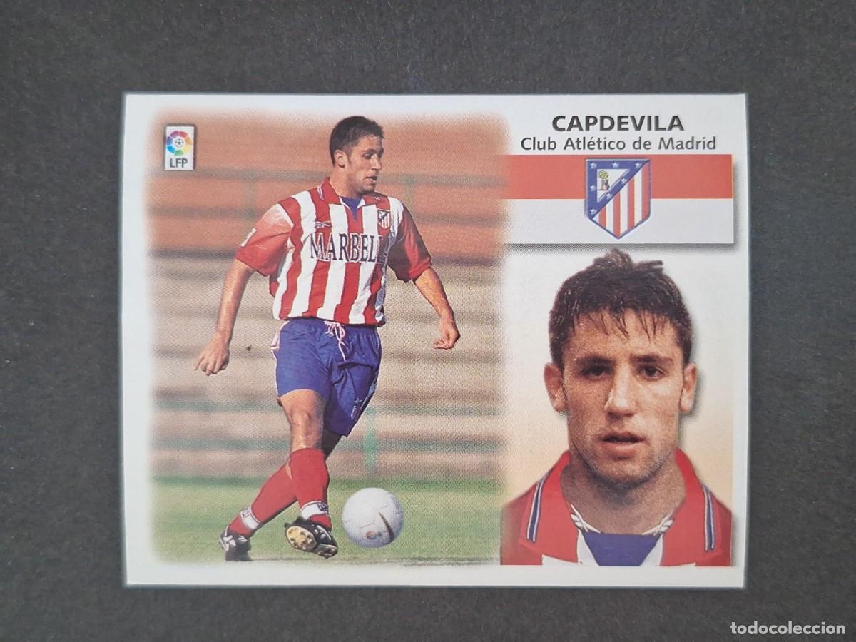 Cromos de f&uacute;tbol: L5 CAPDEVILA ATLETICO DE MADRID FICHAJE 11 LIGA ESTE 1999 2000 99 00 NUNCA PEGADO SIN PEGAR