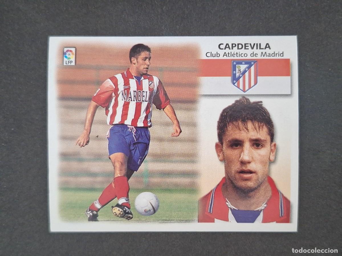Cromos de f&uacute;tbol: L5 CAPDEVILA ATLETICO DE MADRID FICHAJE 11 LIGA ESTE 1999 2000 99 00 NUNCA PEGADO SIN PEGAR