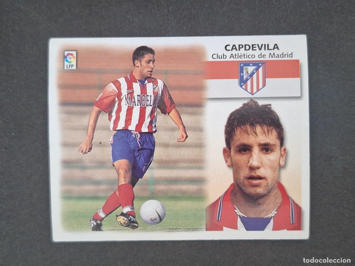 Cromos de f&uacute;tbol: L5 CAPDEVILA ATLETICO DE MADRID FICHAJE 11 LIGA ESTE 1999 2000 99 00 NUNCA PEGADO SIN PEGAR