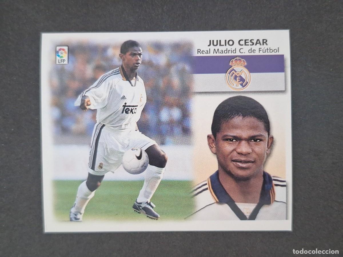 Cromos de f&uacute;tbol: L5 JULIO CESAR REAL MADRID FICHAJE 12 LIGA ESTE 1999 2000 99 00 NUNCA PEGADO SIN PEGAR