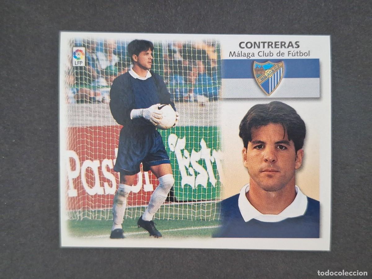 Cromos de f&uacute;tbol: L5 CONTRERAS MALAGA C. F. FICHAJE 13 LIGA ESTE 1999 2000 99 00 NUNCA PEGADO SIN PEGAR
