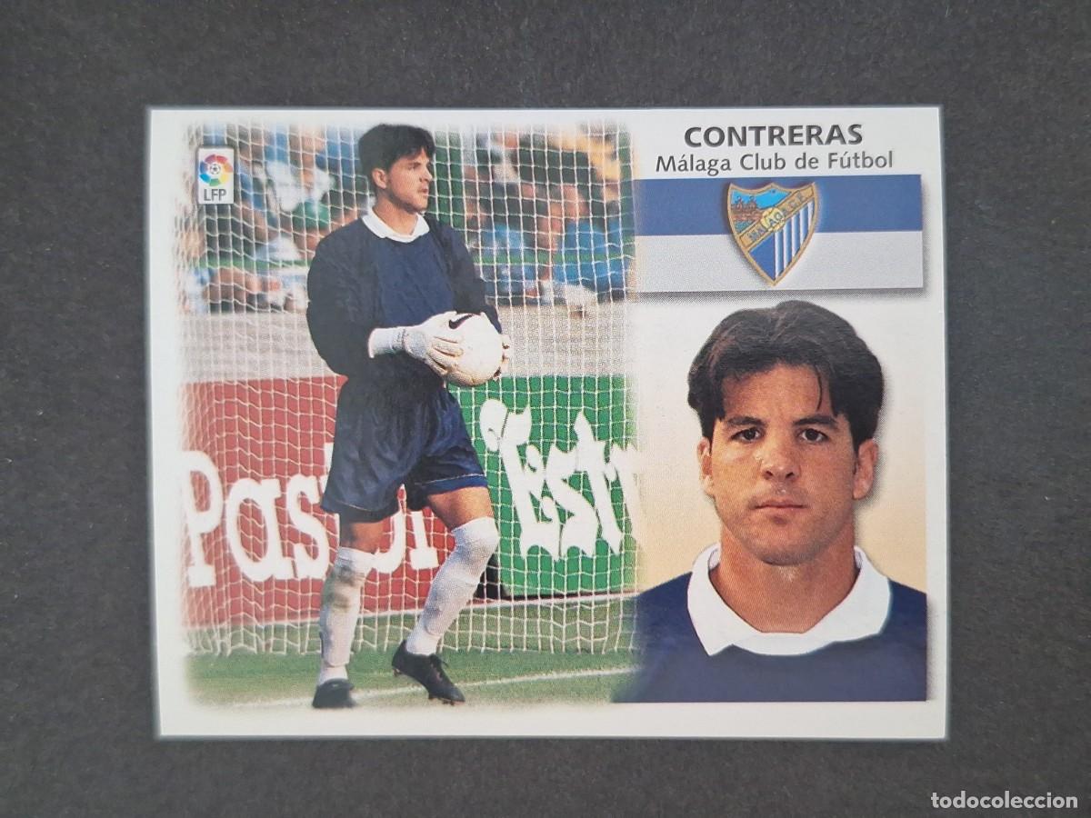 Cromos de f&uacute;tbol: L5 CONTRERAS MALAGA C. F. FICHAJE 13 LIGA ESTE 1999 2000 99 00 NUNCA PEGADO SIN PEGAR