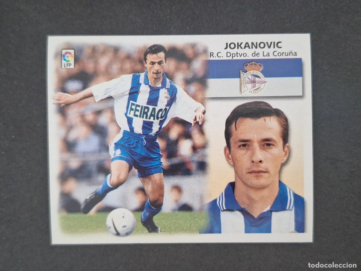 Cromos de f&uacute;tbol: L5 JOKANOVIC DEPORTIVO DE LA CORU&Ntilde;A FICHAJE 18 LIGA ESTE 1999 2000 99 00 NUNCA PEGADO SIN PEGAR